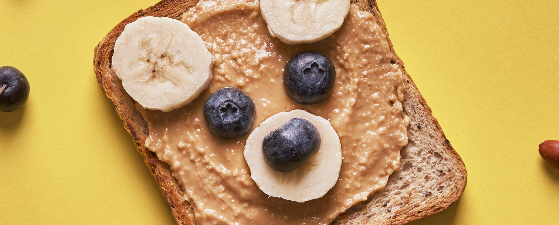 Berry Peanut Butter & Banana Sandwiches
