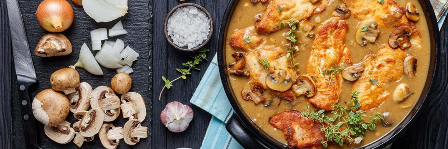 Chicken Marsala en Croute