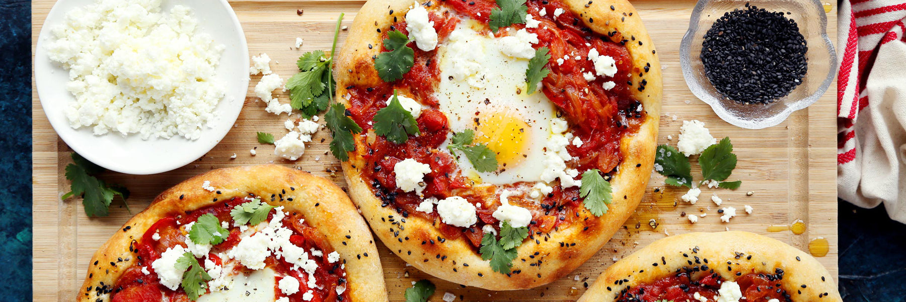 Shakshuka Breakfast Pizza