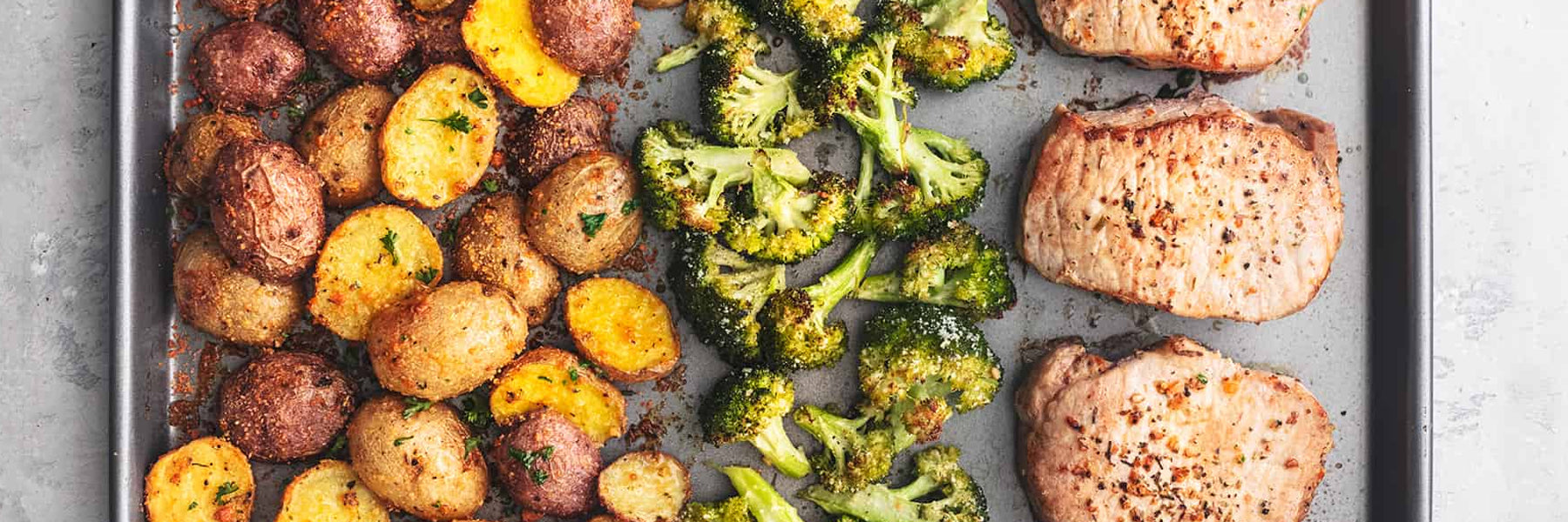 Sheet-Pan Pork Supper