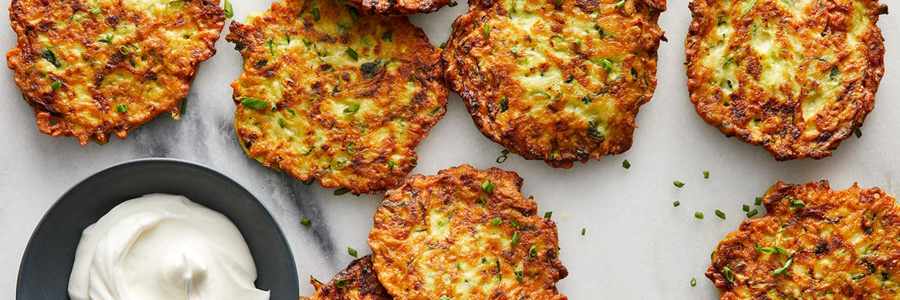 Zucchini Pizza Fritters