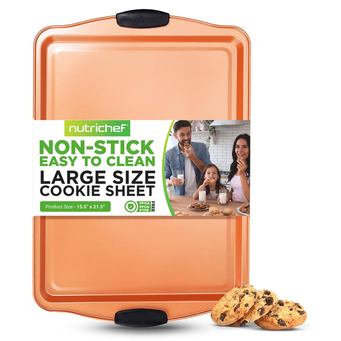 Large Cookie Sheet -Commercial Grade Restaurant Quality Metal Bakeware, Compatible With Models: Ncsbs3S45, Nc5Pcs (Copper)