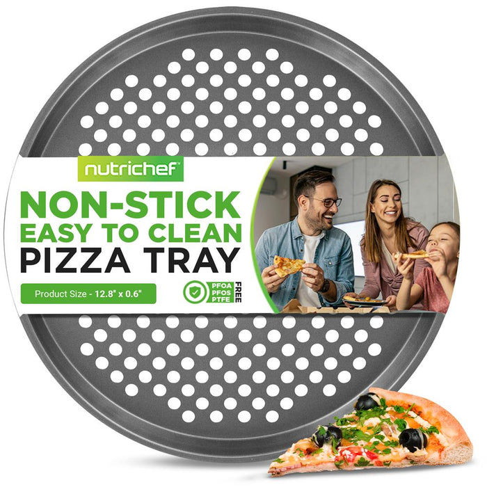 Non-Stick Pizza Pan - Deluxe Nonstick Gray Coating Inside And Outside, Compatible With Model: Ncbs10S (Gray)