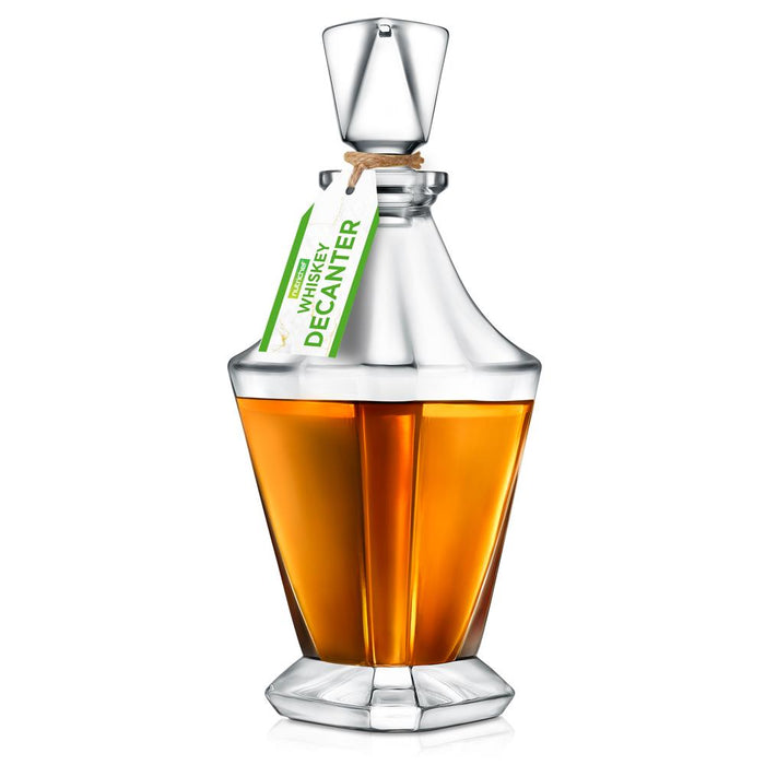 Carafe à whisky pour bar à domicile - Carafe à liqueur en verre pour brandy, vin, whisky ou vodka et plus