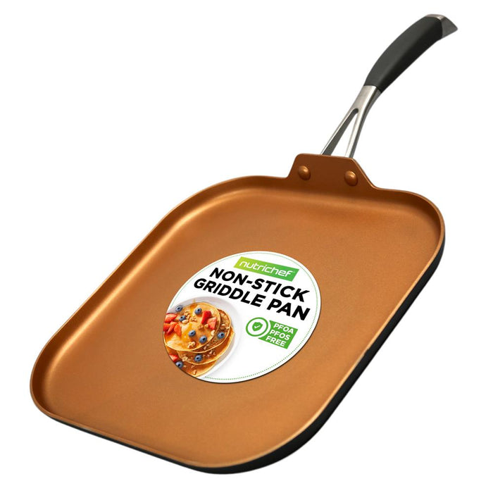 3 Layers Copper Non-Stick Coating Inside, Hard-Anodized Looking Heat Resistant Lacquer Outside