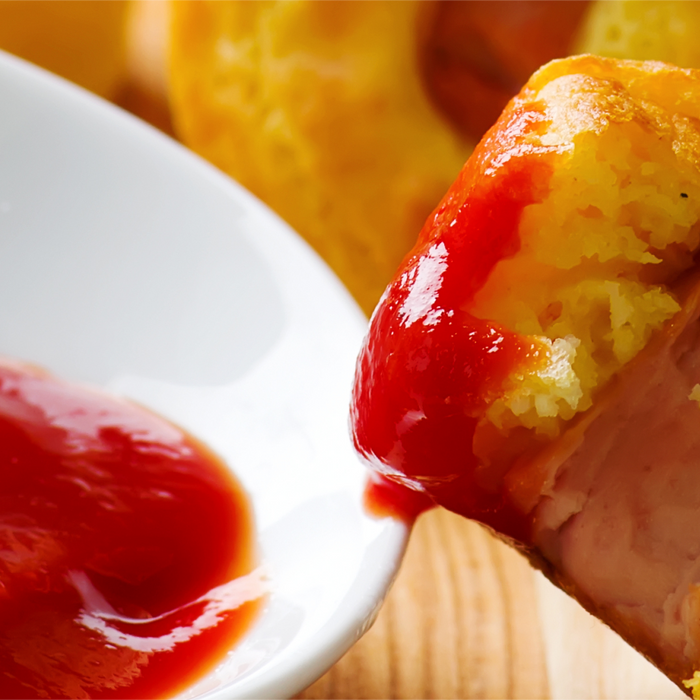 Cheddar Corn Dog Muffins