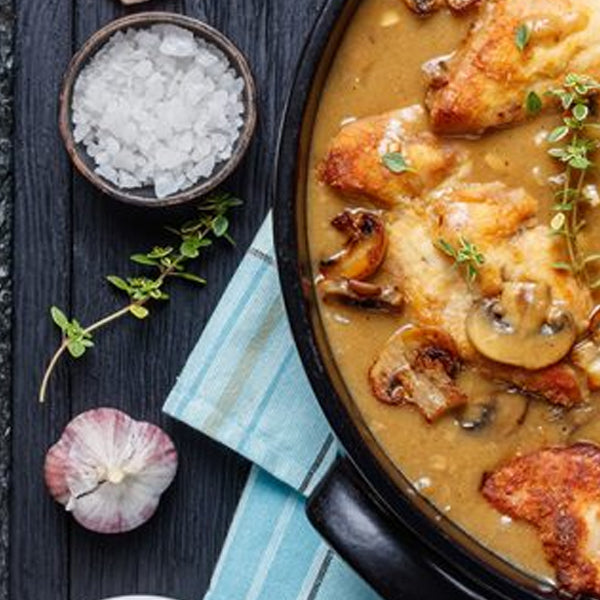 Chicken Marsala en Croute