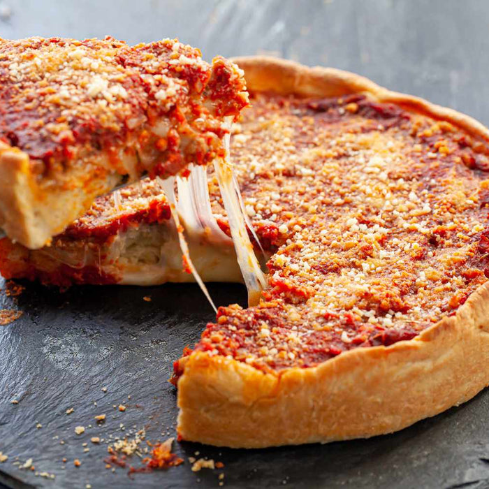 Chicago-Style Deep-Dish Pizza