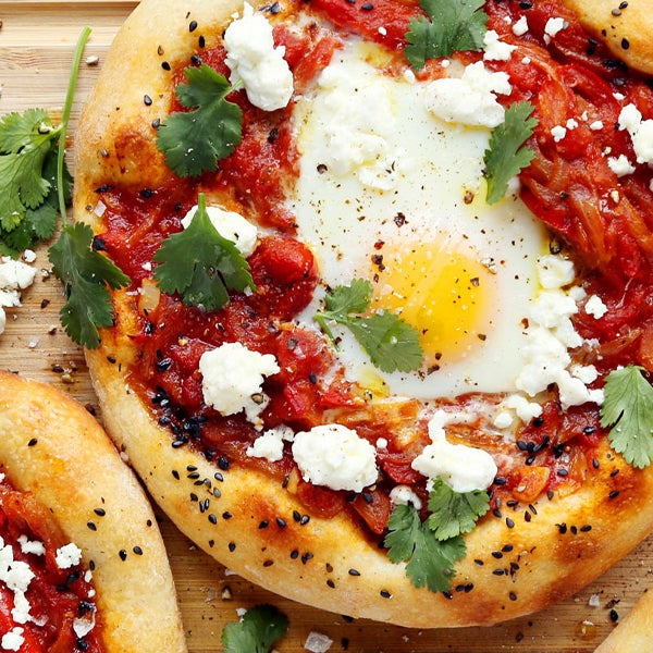 Shakshuka Breakfast Pizza