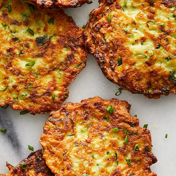 Zucchini Pizza Fritters