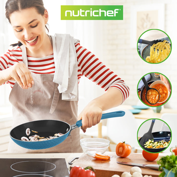 11pc non stick cookware set