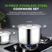 12pc cookware set