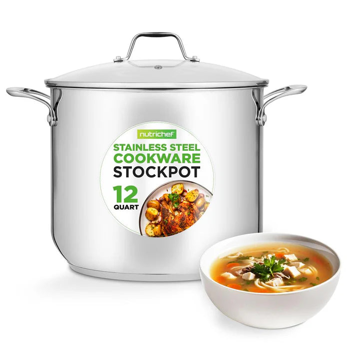 12qt stainless steel stockpot