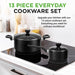 13pc cookware set