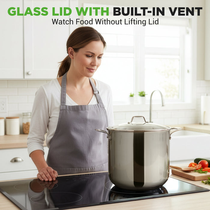 15qt stainless steel stockpot