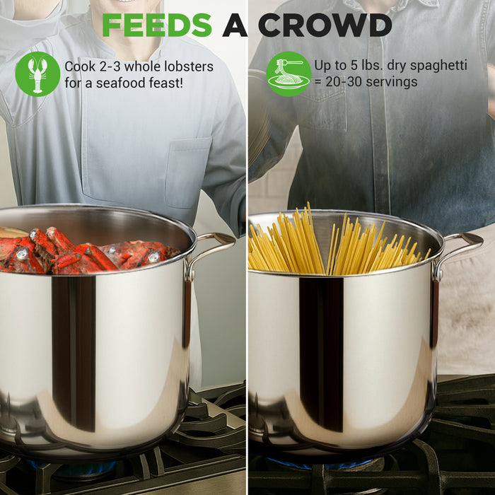 15qt stainless steel stockpot