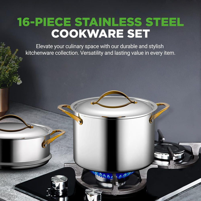 16pc cookware set