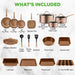 20pc nonstick cookware set