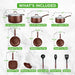 20pc nonstick cookware set