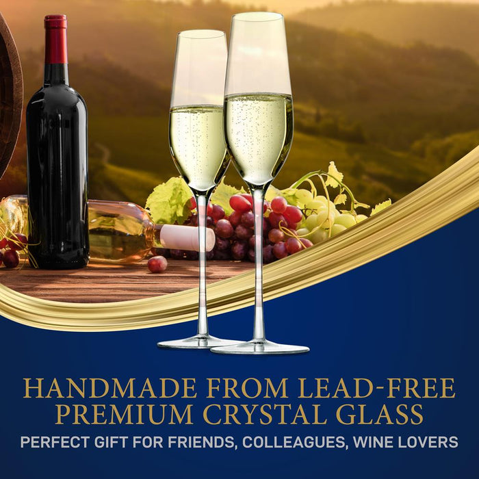 2pc champagne flutes