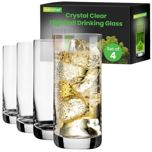 4pc clear drinking glasses