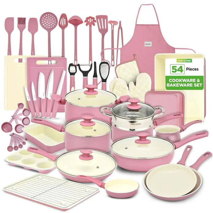 54pc complete cookware set