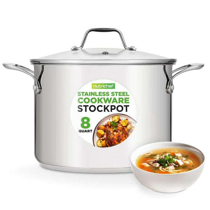 8qt stainless steel stockpot