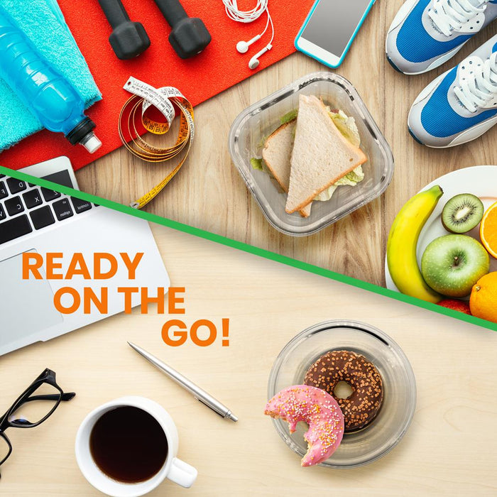 24-Piece Superior Glass Food Storage Containers Set - Stackable Design With Newly Innovated Hinged Bpa-Free Locking Lids (Gray)