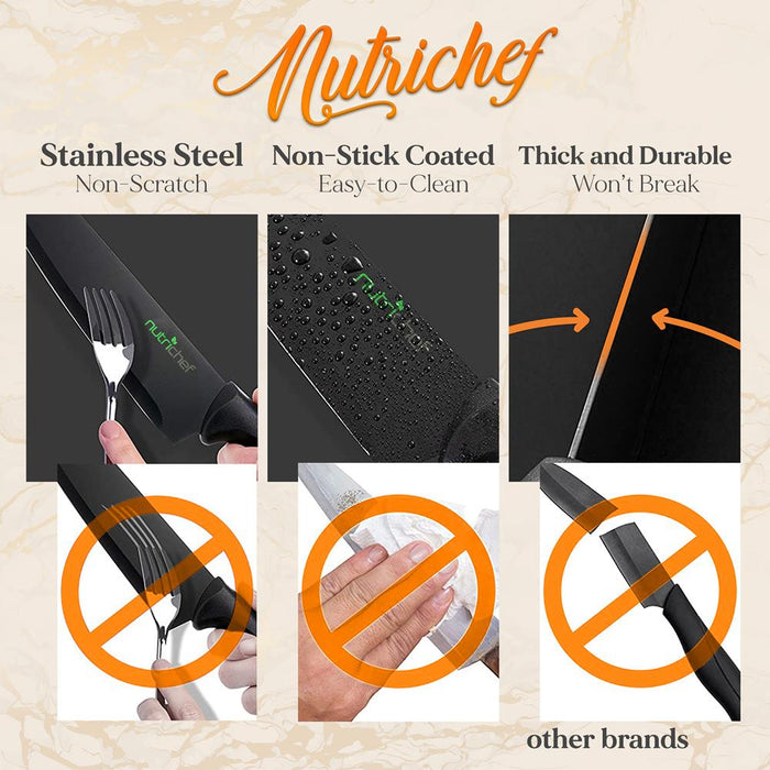 7-Piece Kitchen Precision Knives Set - Versatile Stainless Steel Knife Set With Block Stand , Ideal For Cutting, Slicing, Chopping, And Dicing