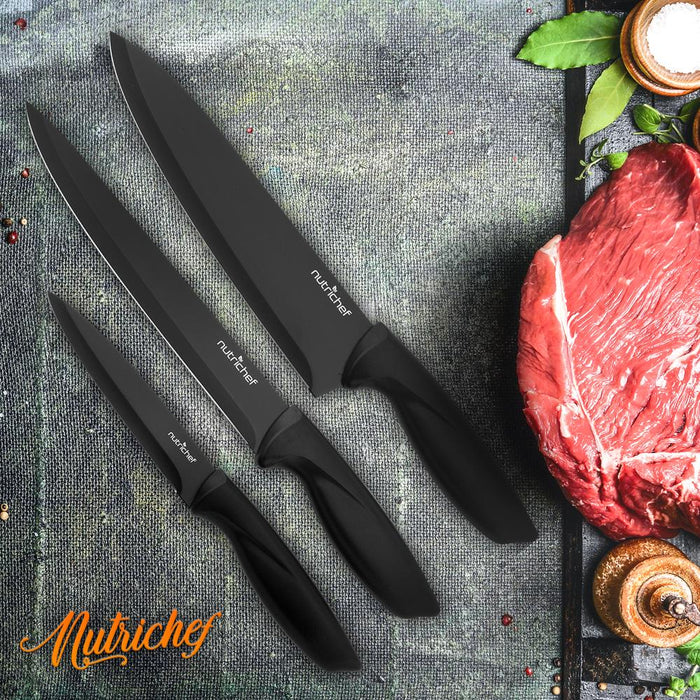 7-Piece Kitchen Precision Knives Set - Versatile Stainless Steel Knife Set With Block Stand , Ideal For Cutting, Slicing, Chopping, And Dicing