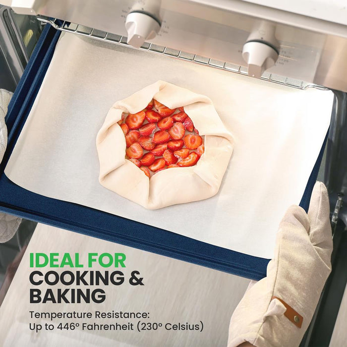 Non-Stick Mega Bake Pan - Stylish Metallic Coating, Dishwasher Safe And Pfoa, Pfos, Ptfe Free