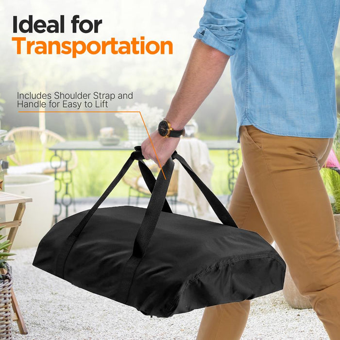 Durable And Safe Pizza Oven Bag With Handle, Ideal For Transportation (Compatible With Nutrichef Model Number: Ncpizovn?)