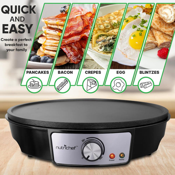 Electric Crepe Maker / Griddle, Hot Plate Cooktop