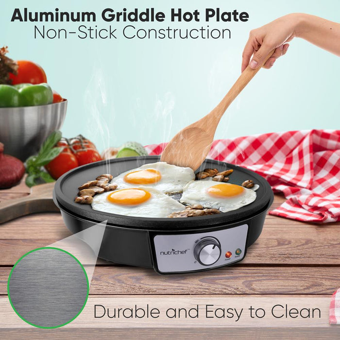 Electric Crepe Maker / Griddle, Hot Plate Cooktop