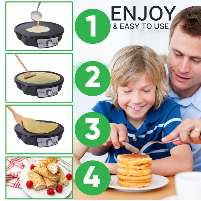Electric Crepe Maker / Griddle, Hot Plate Cooktop