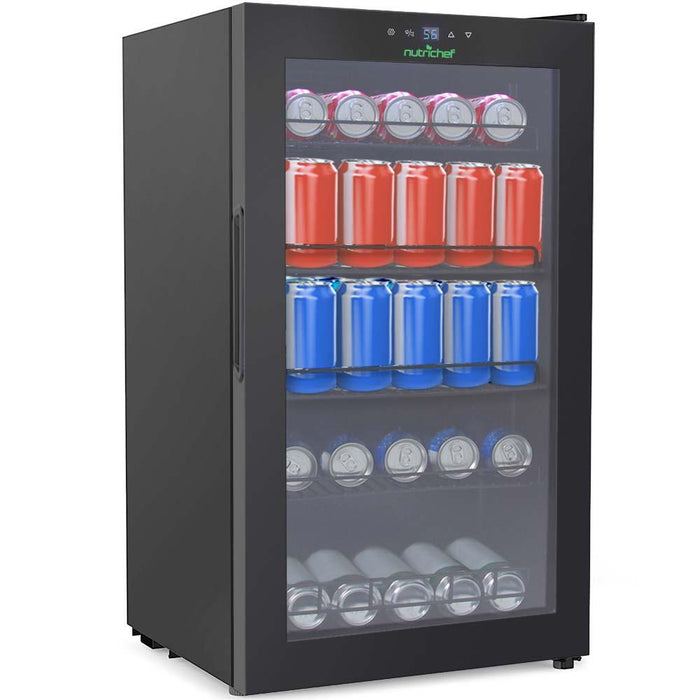 Réfrigérateur Compact pour Boissons - Refroidisseur de Boissons en Canettes (Capacité de 132 Canettes) 