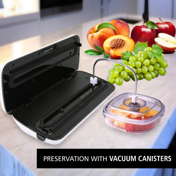 Automatic Food Vacuum Sealer - Electric Air Sealing Preserver System (Silver)
