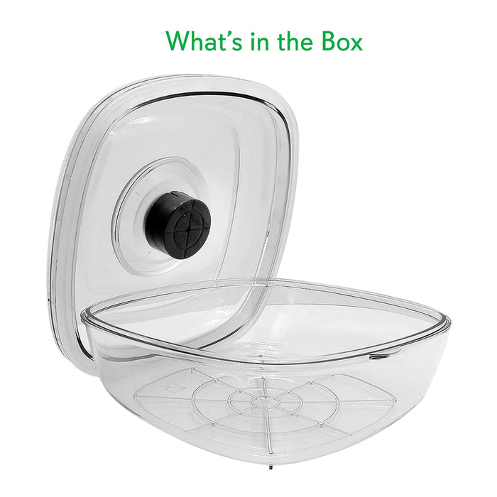 Récipient de Scellage Sous Vide de Cuisine - Accessoire de Boîte Alimentaire à Scellage d'Air (2+ Litres) 