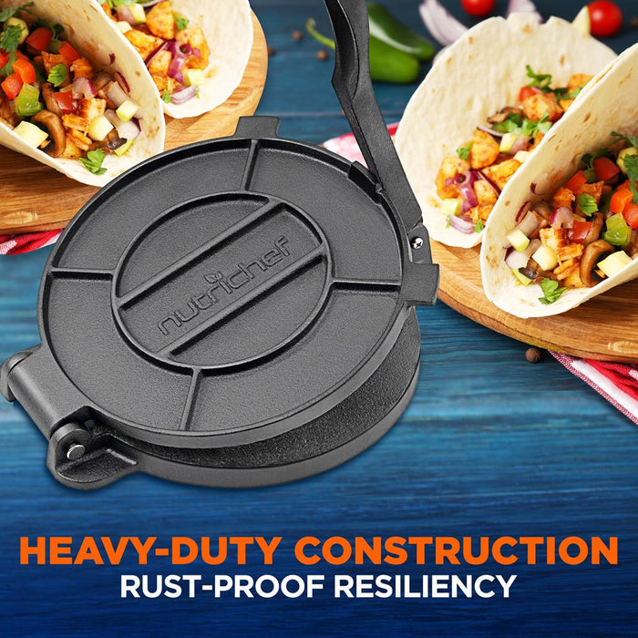 cast iron tortilla press