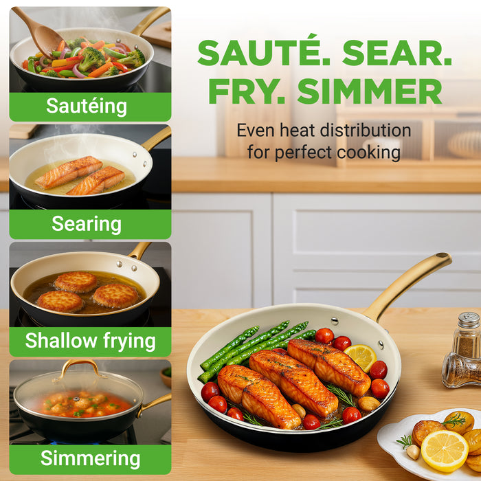 ceramic nonstick fry pan