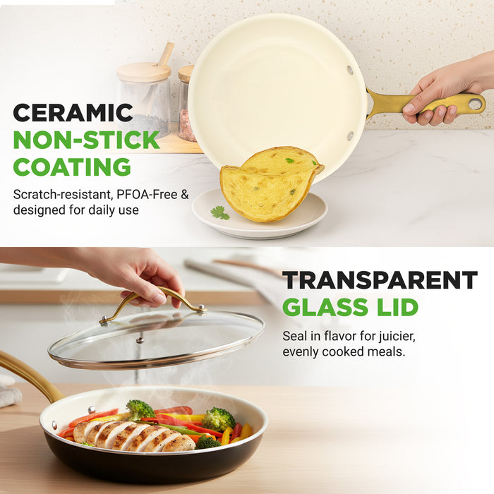 ceramic nonstick fry pan