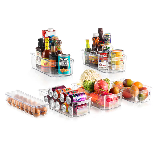 clear organizer bins