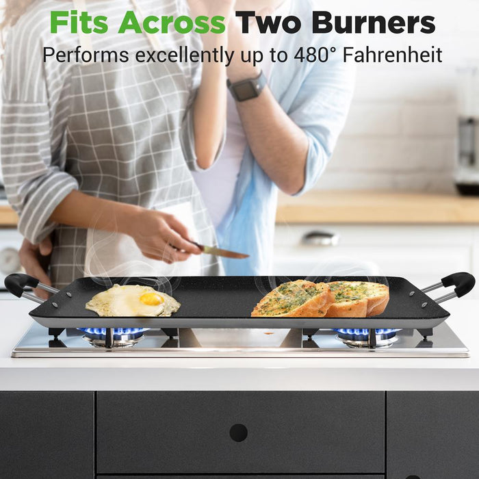 double burner griddle