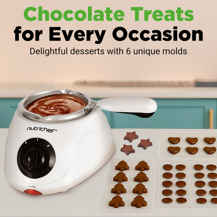 electric chocolate melting fondue set