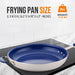 non stick fry pan silicone helper handle