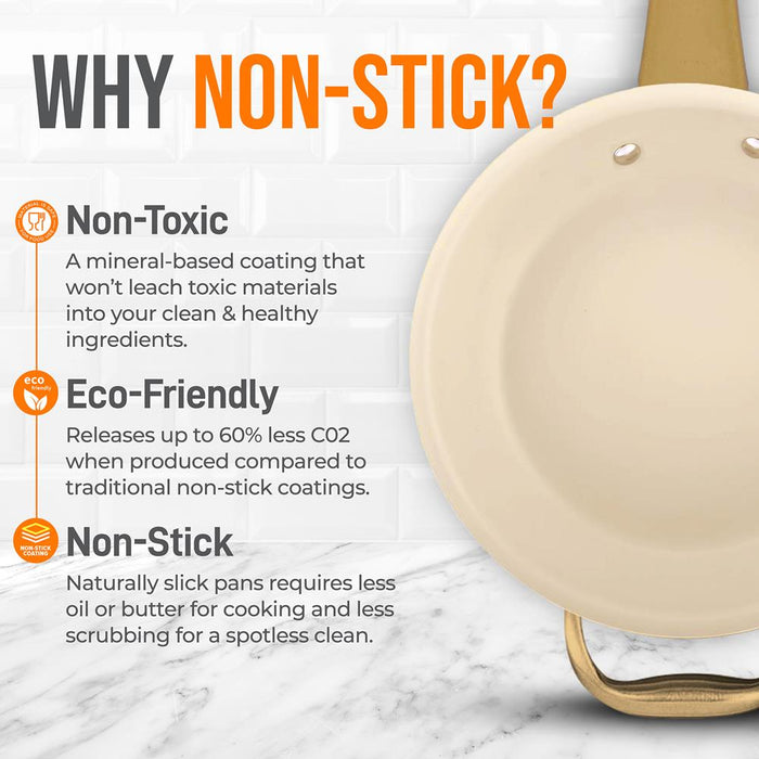 non stick frying pan helper handle 