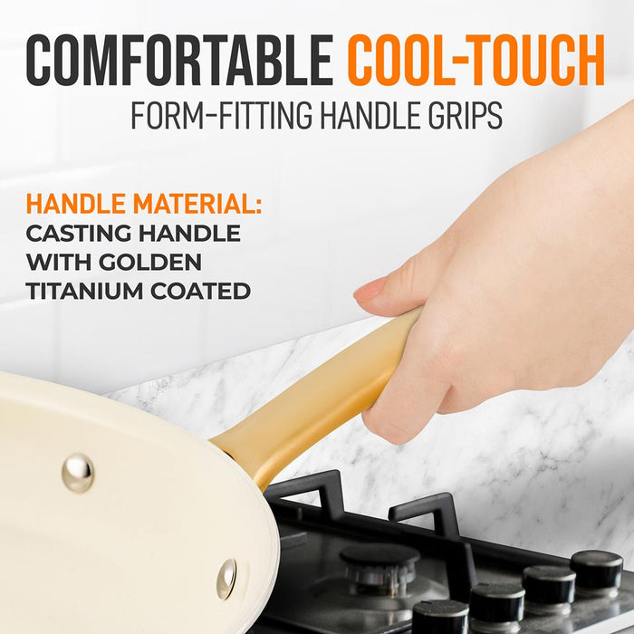 non stick frying pan helper handle 