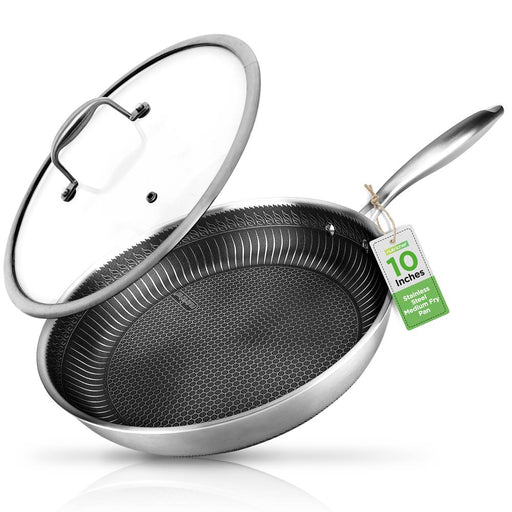 nonstick stainless steel fry pan