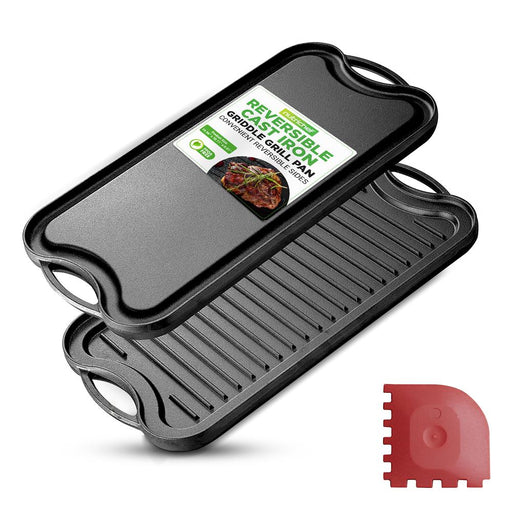 reversible grill griddle plate