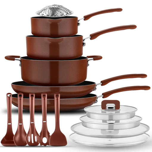 stackable nonstick cookware set